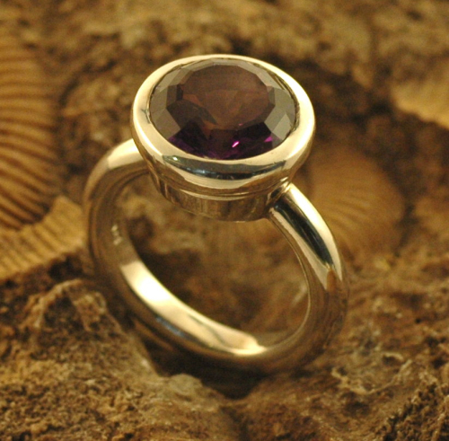Preview: Amethyst-Ring Silber